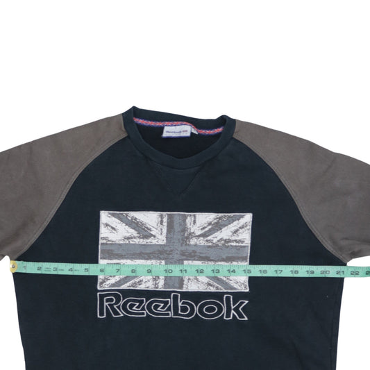 Reebok Classic Women's Black & Grey Crew Neck Sweatshirt Size M