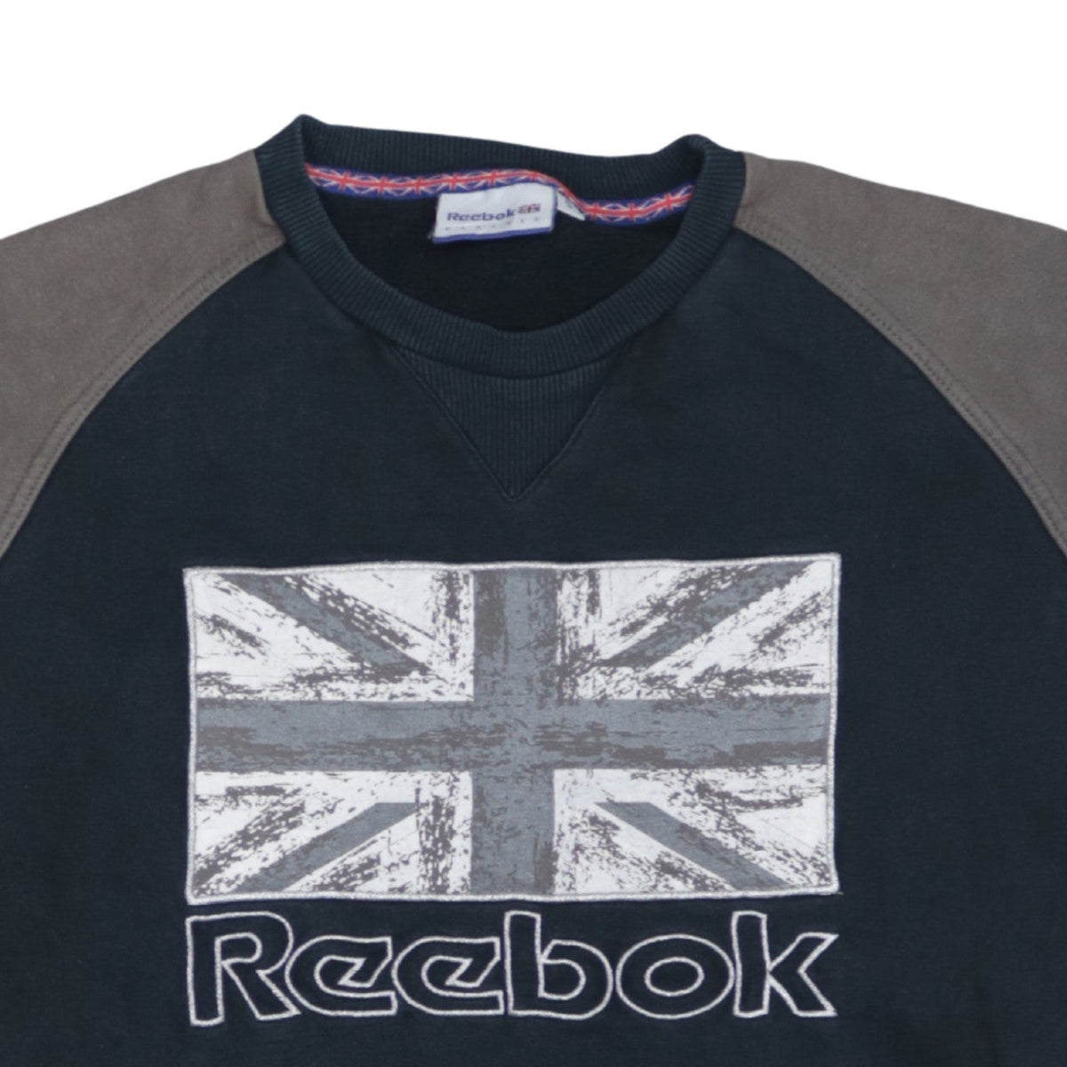 Additional view of Reebok Classic Women's Black & Grey Crew Neck Sweatshirt, size M