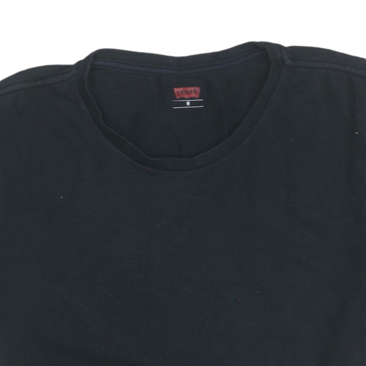 Additional view of Levi's Men's Black Cotton Crew Neck Short Sleeve T-Shirt M