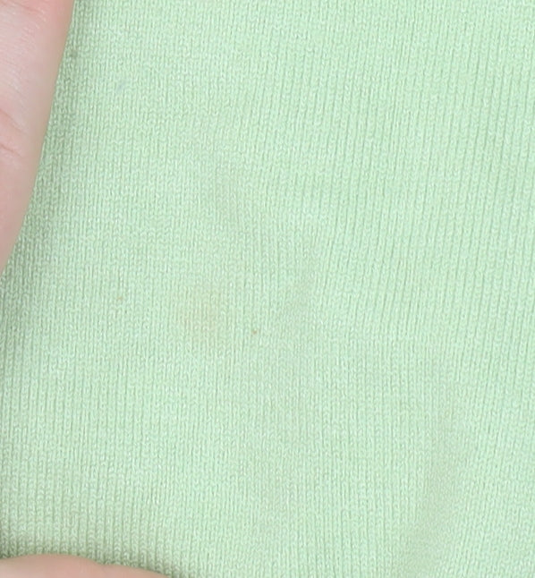 Additional view of LUC-CE Women Green Mock Neck Long Sleeve jumper M