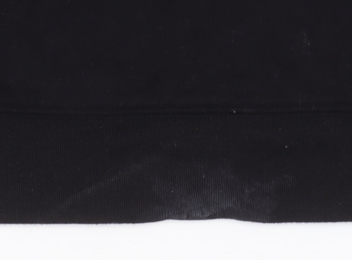 Additional view of Gap women’s black pullover hoodie medium cotton blend logo