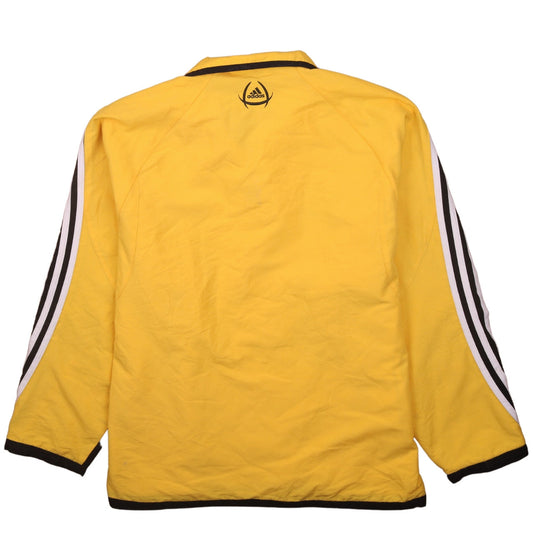 Adidas Men's Yellow XL Sports Full Zip Lightweight Jacket