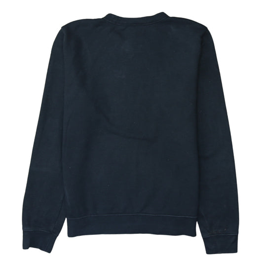 Nike Men's Black Small Crew Neck Pullover Logo Sweatshirt