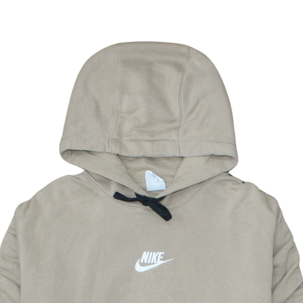 Nike Women’s Beige Pullover Hoodie XL Cotton Blend Casual Sweatshirt
