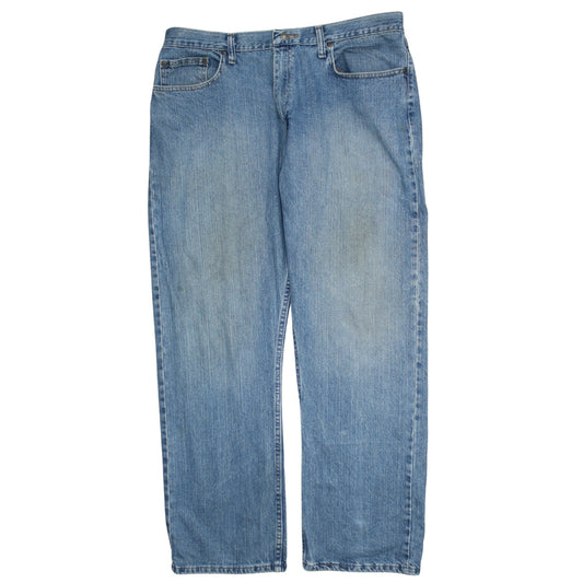 Wrangler Men's Blue Relaxed Straight 38x30 Denim Jeans