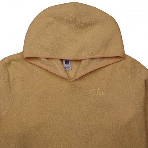Brand and care label for Gap Women Beige Pullover Hoodie Fleece Lined, size L