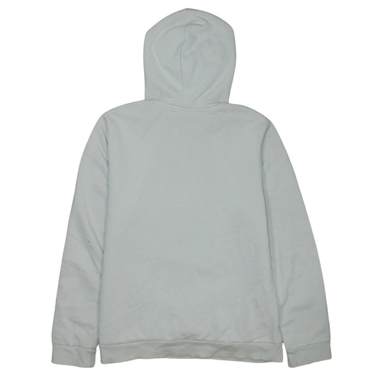 Adidas Women Beige Logo Pullover Hoodie Size L-16/18