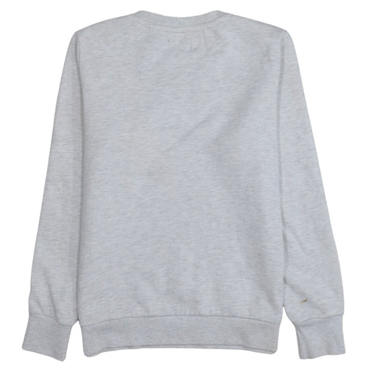 Superdry Womens Grey Crew Neck Pullover Sweatshirt Size 12