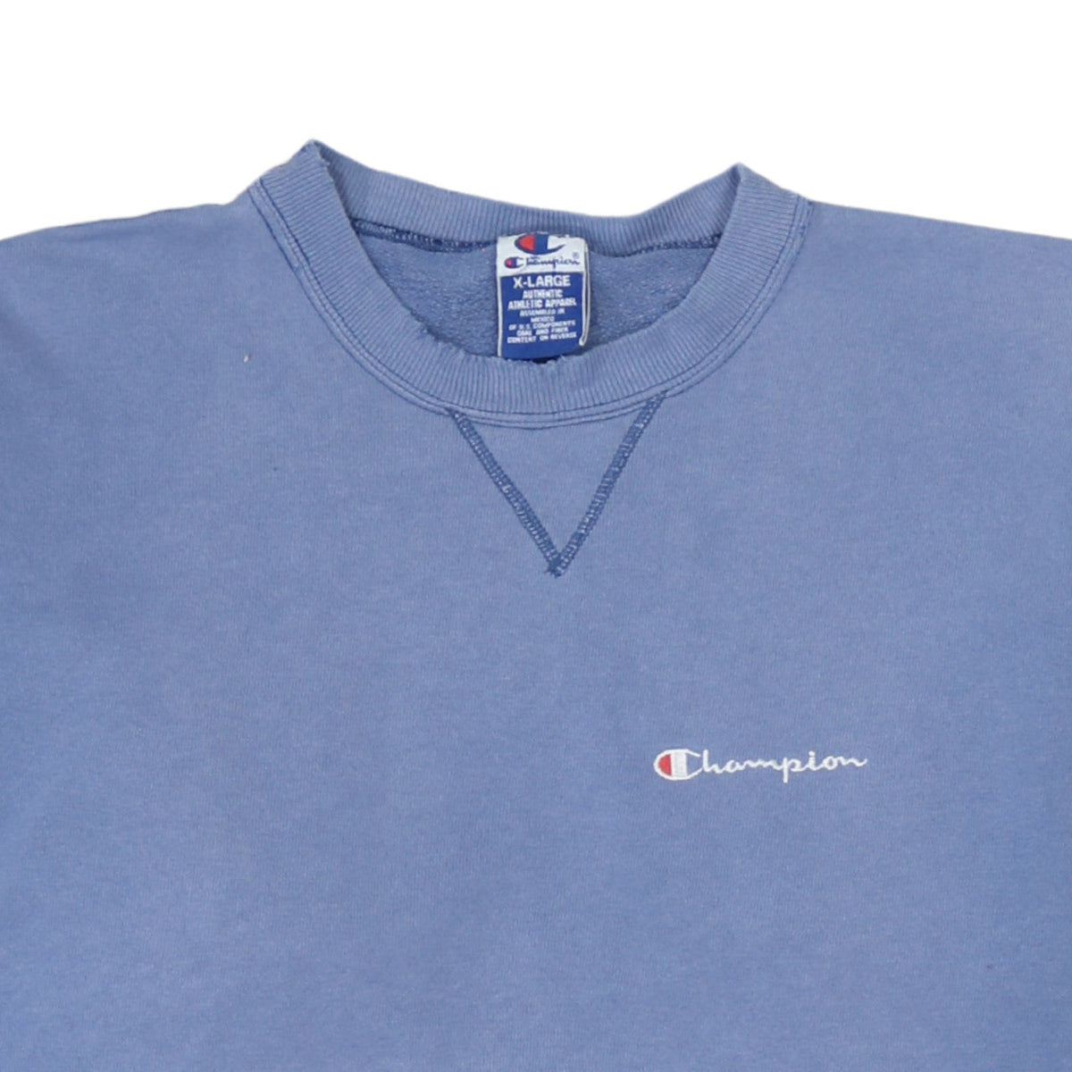 Additional view of Champion Men's Blue XL Pullover Crew Neck Sweatshirt