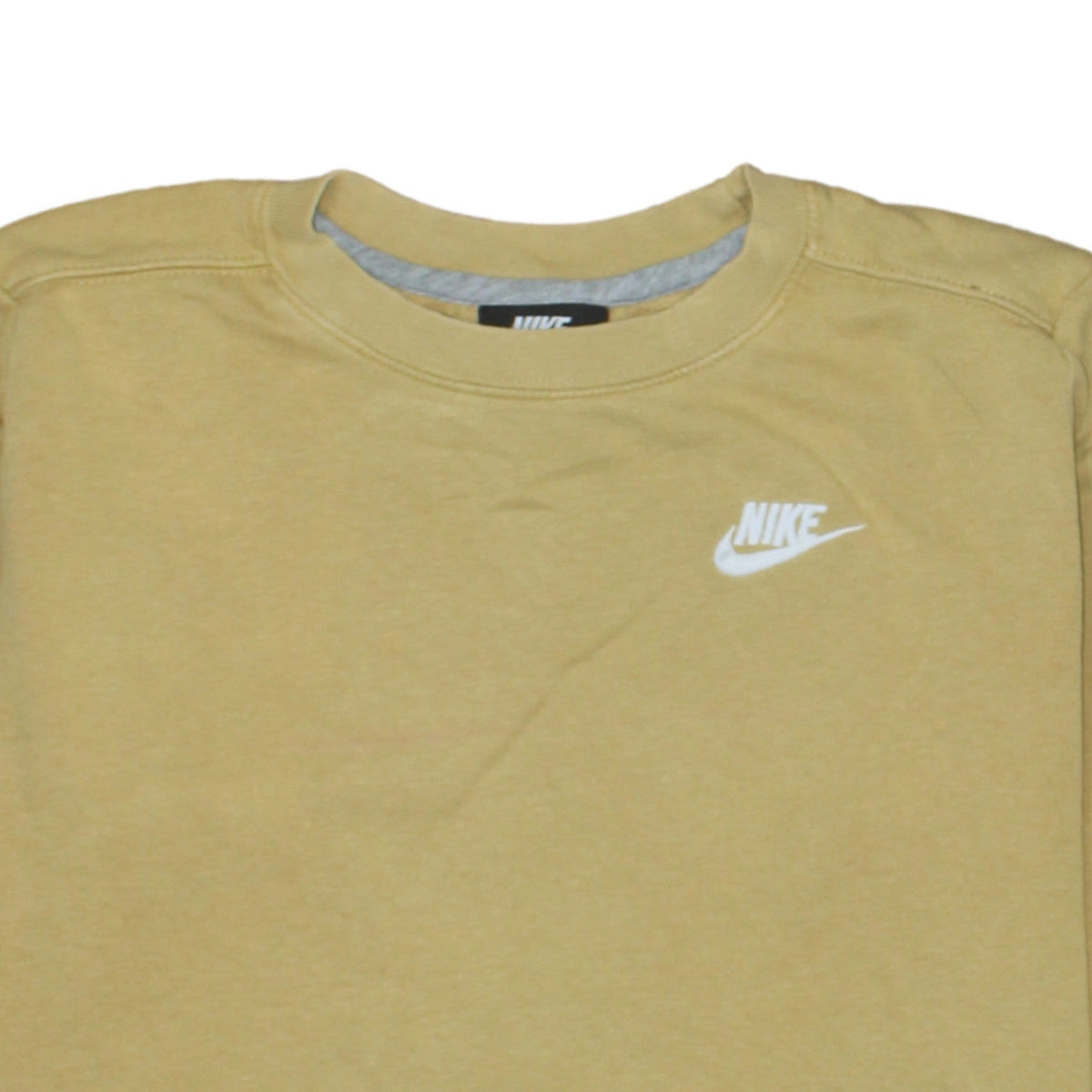 Additional view of Nike Men's Beige Crew Neck Regular Fit Sweatshirt, size S