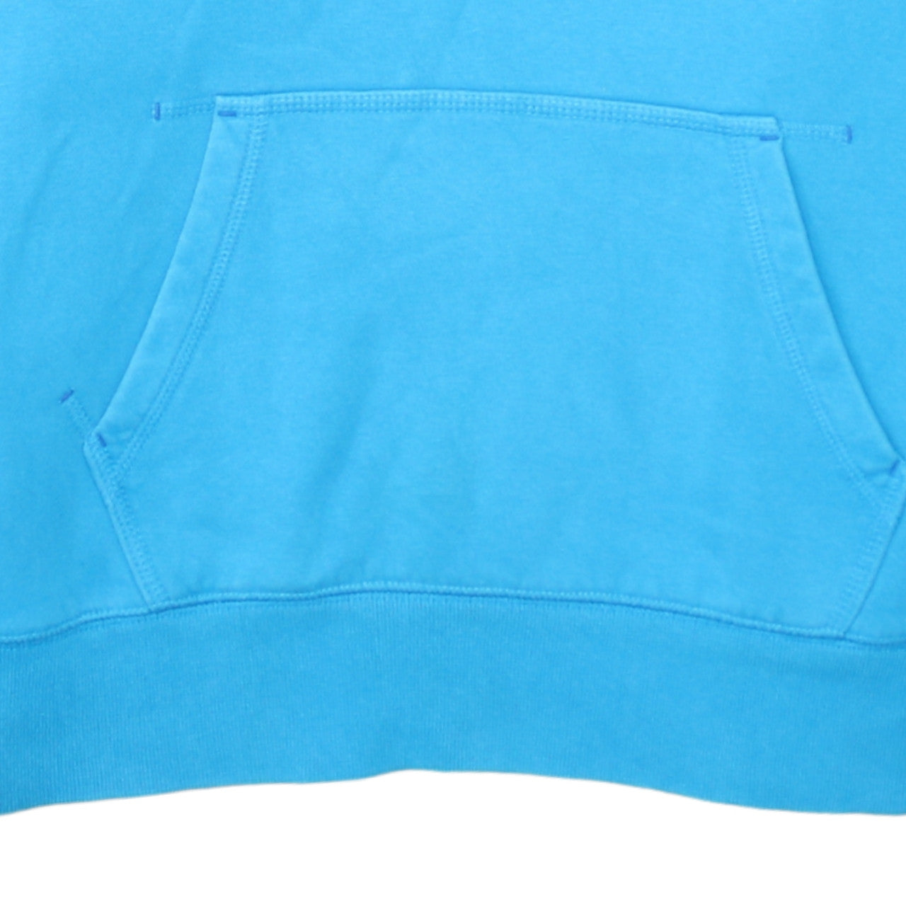 Nike Boys Blue Henley Hoodie XL 13-15 Years Cotton Blend Pullover
