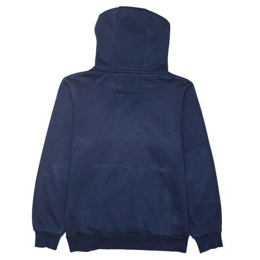FILA Boys Navy Blue Pullover Hoodie 13-15 Years Logo Cotton Blend