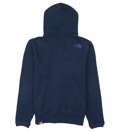 The North Face Men's Blue Pullover Hoodie Size S Outdoor Logo Sweatshirt