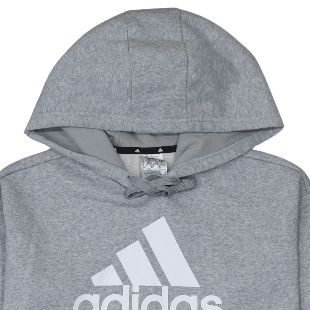 Additional view of Adidas Women's Grey Hooded Pullover Sweatshirt, size S, 8-10