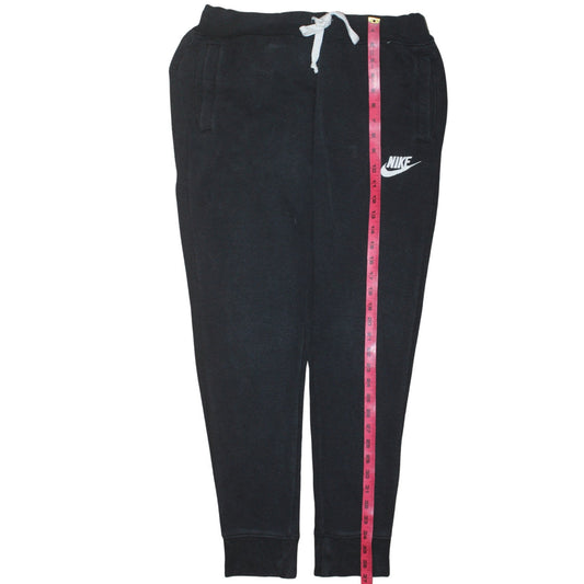 Nike Men's Black Jogger Sweatpants M Regular Fit Fleece Tapered