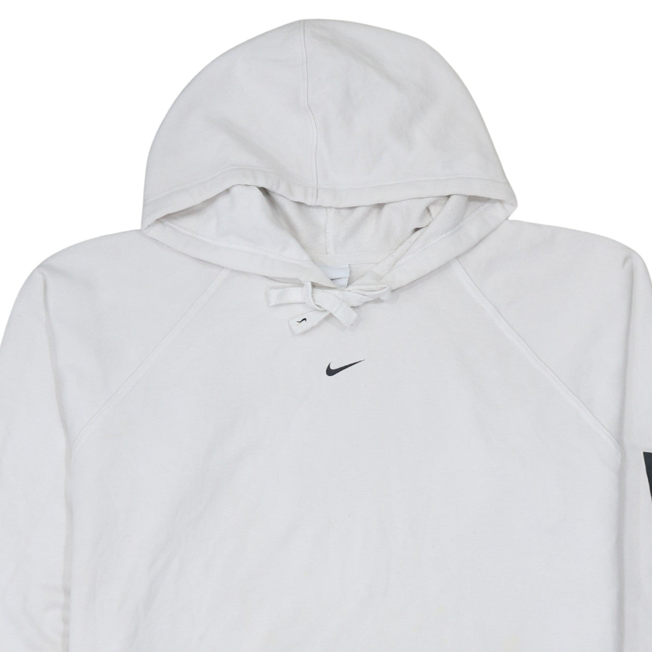 Nike Men’s White Pullover Hoodie Dri-Fit Logo Sportswear Size S