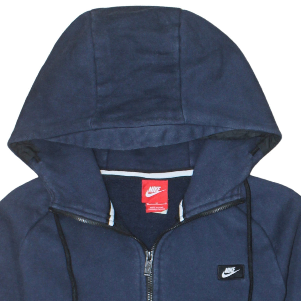 Additional view of Nike Men's Blue Full Zip Hoodie Medium Fleece Sweatshirt