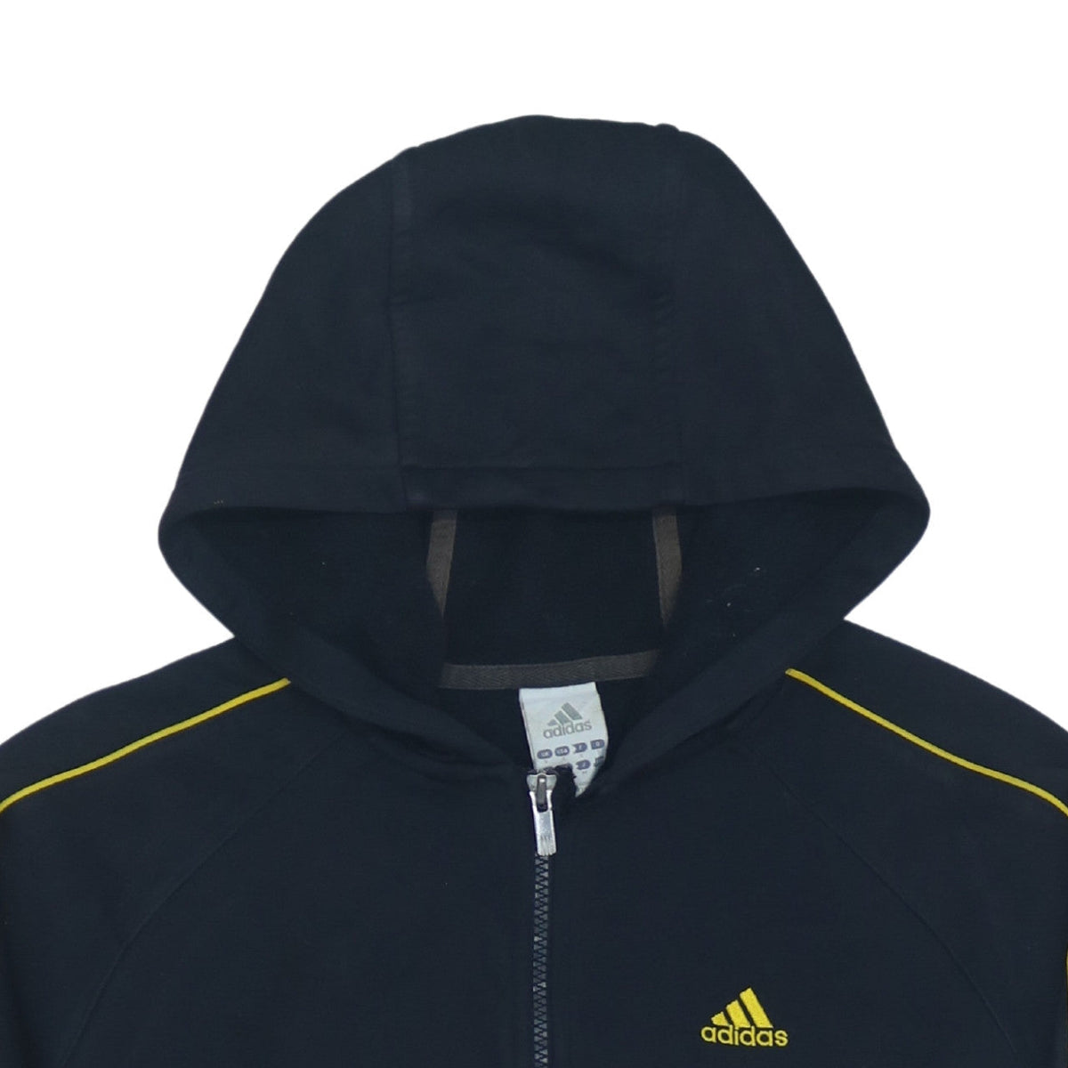 Additional view of Adidas Men's Black Full Zip Hoodie, size S, Sports Style