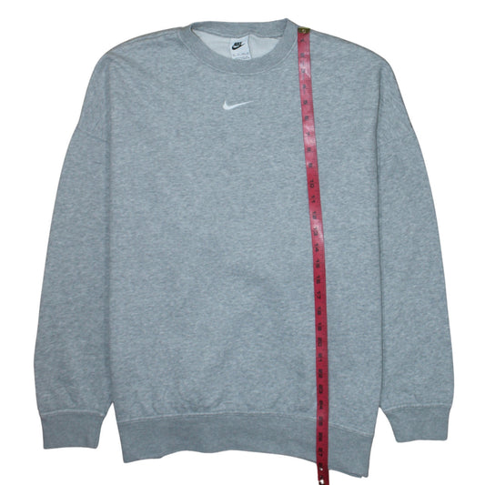 Nike Men's Grey XS Pullover Sweatshirt Crew Neck Fleece