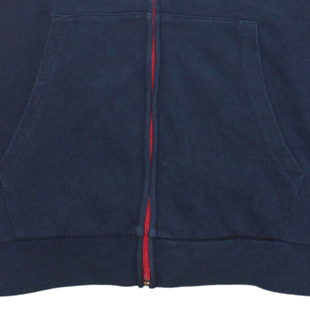 Additional view of Champion boys’ red blue colourblock full zip hoodie, size 15-16, years
