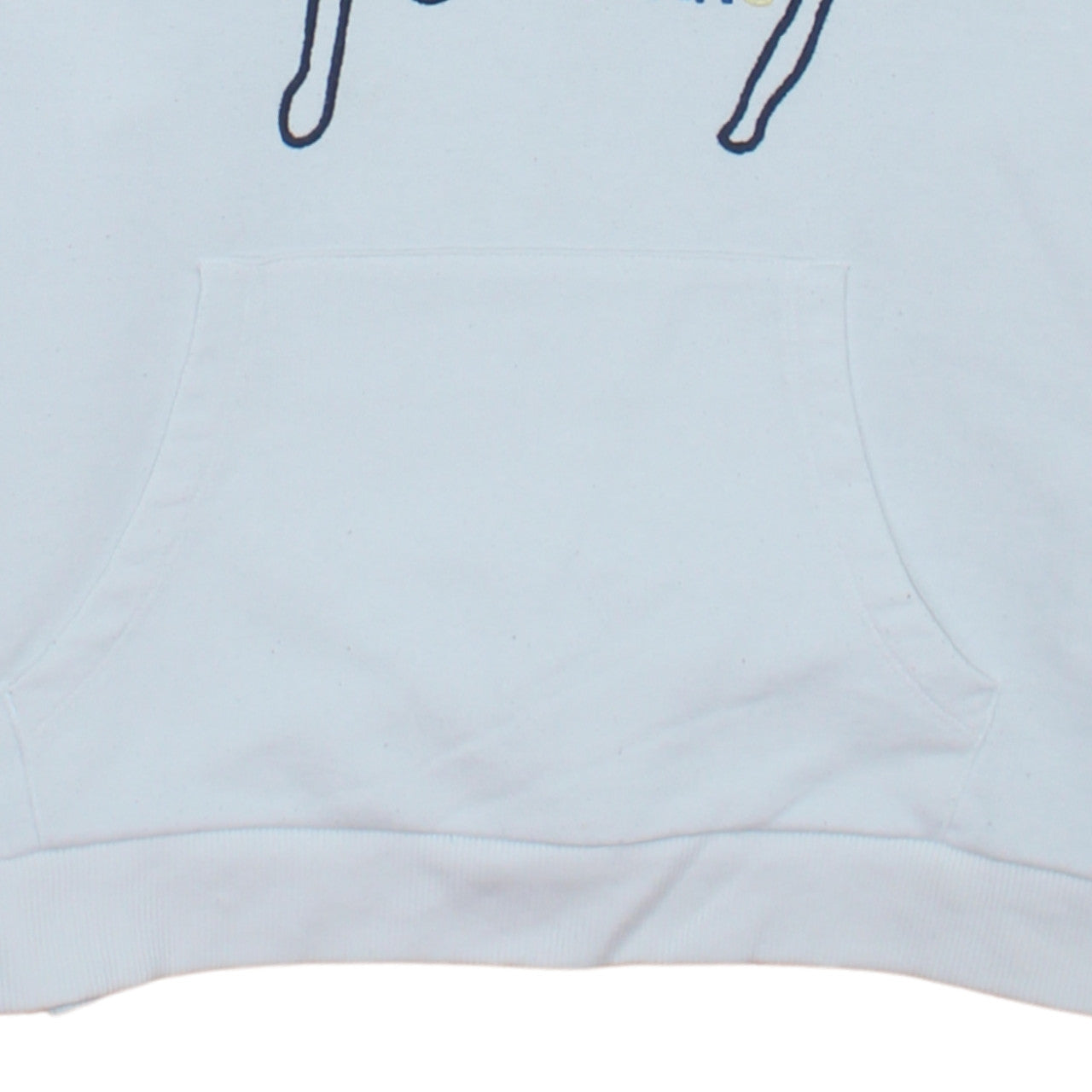 Tommy Jeans Men's White Pullover Hoodie Size L Embroidered Logo