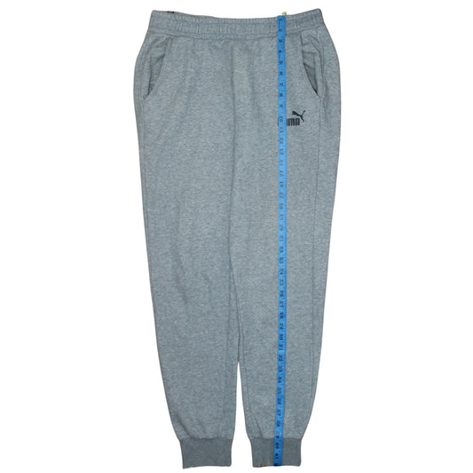 Puma Men's Grey Sweatpants L Regular Fit Casual Tapered