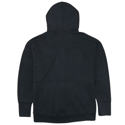Adidas Women’s Black Full Zip Hoodie XL Relaxed Fit Casual Sweatshirt
