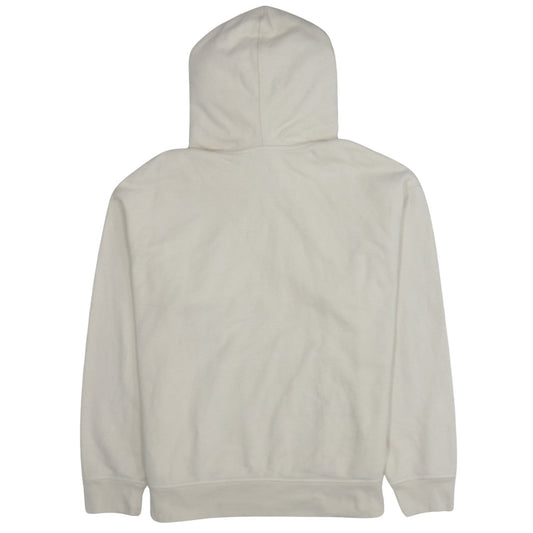 Levi's Men's Beige Pullover Hoodie L Regular Fit Logo Fleece