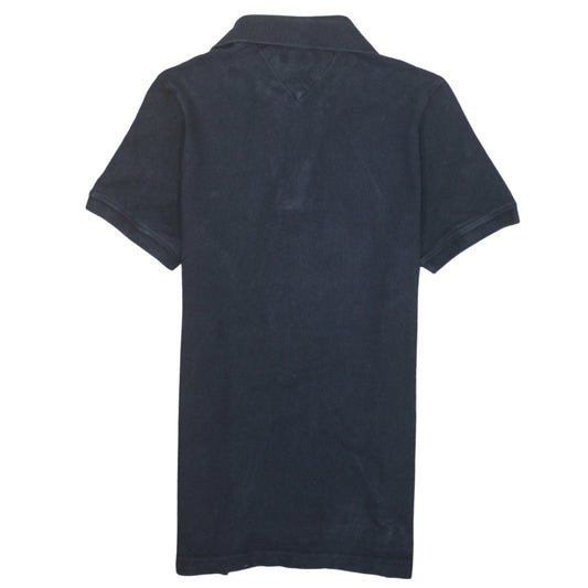 Tommy Hilfiger Men's Black Slim Fit Stretch Polo Shirt S