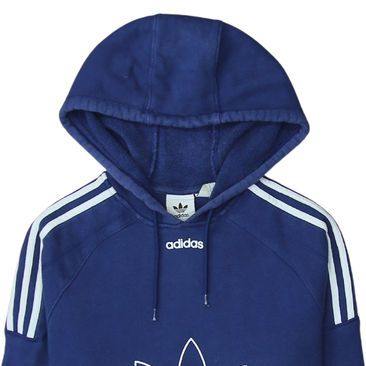 Additional view of Adidas Men's Blue Pullover Hoodie Small Regular Fit Fleece Sportswear