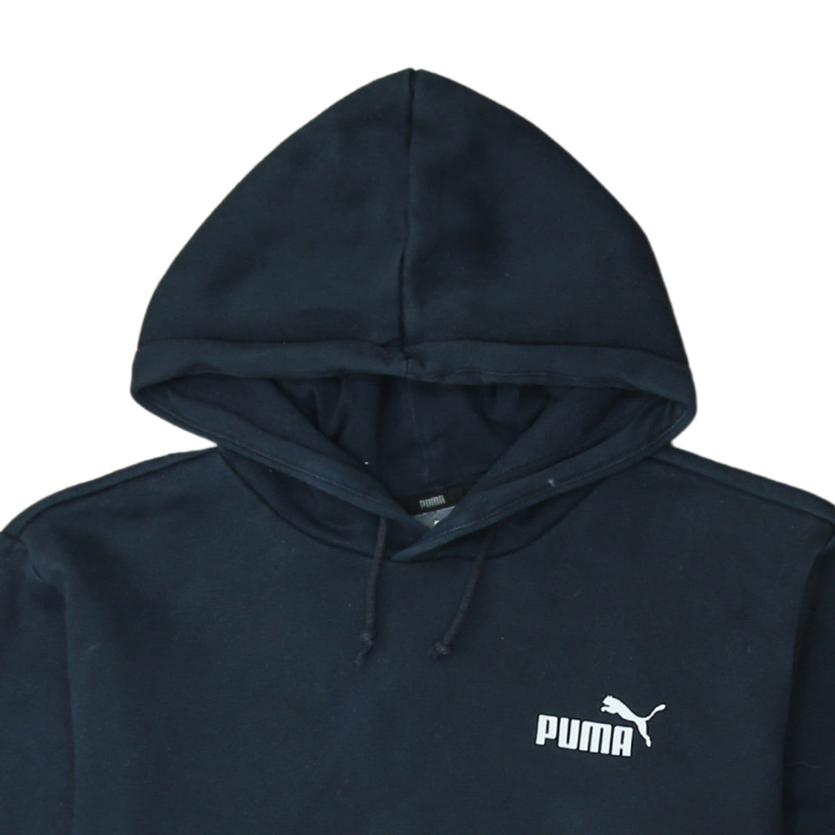 Additional view of Puma Men's Black Pullover Hoodie, size M, Regular Fit Fleece