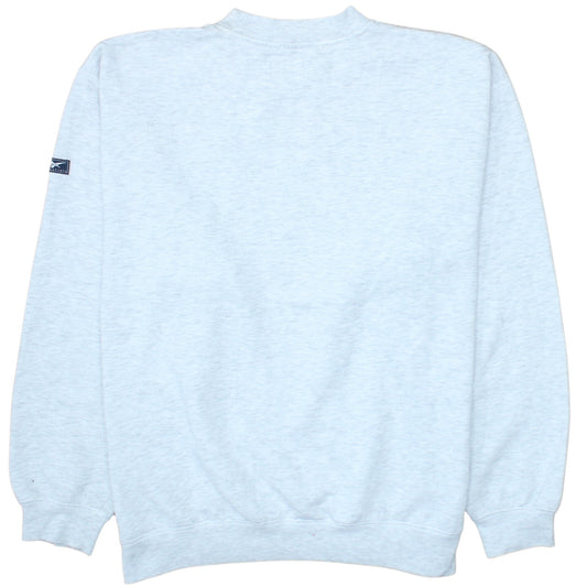 Reebok Men's Grey L Pullover Crew Neck Sweatshirt