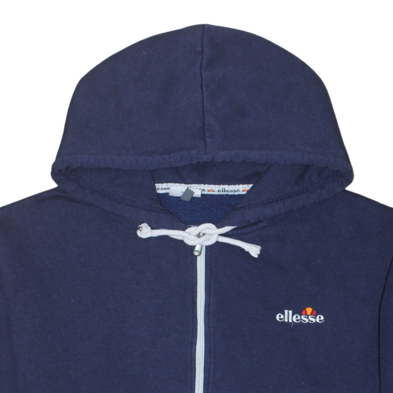 Additional view of Ellesse Men's Blue Full Zip Hoodie, size M, Regular Fit Sportswear