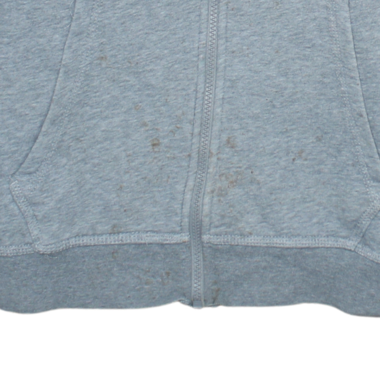 Nike Men's Grey L Track Jacket Full Zip Sports Fleece