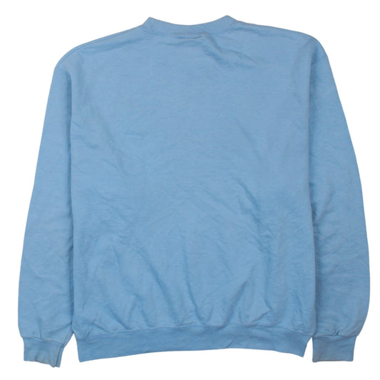 Champion Men's Blue Crew Neck Pullover Sweatshirt Size L