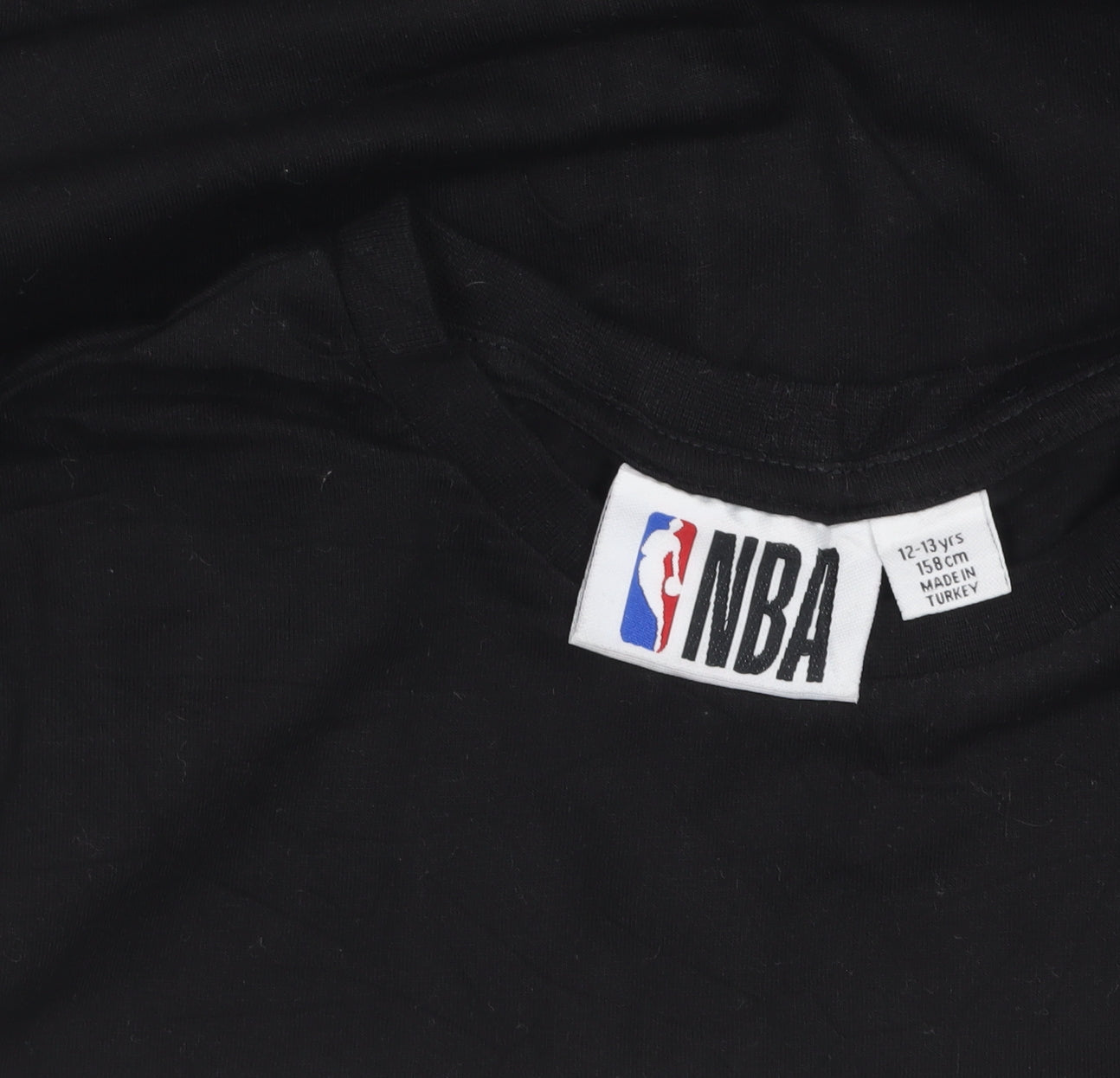 NBA Boys Black & White Los Angeles Lakers Graphic Cotton T-Shirt 12-13 Years