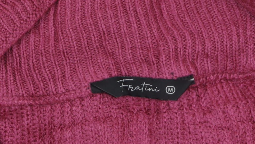 Additional view of Fratini Women’s Purple V-Neck Knit jumper, size M