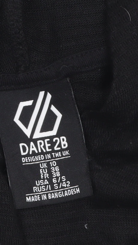 Additional view of Dare 2b women’s black, size UK 10, pullover hoodie lightweight stretch