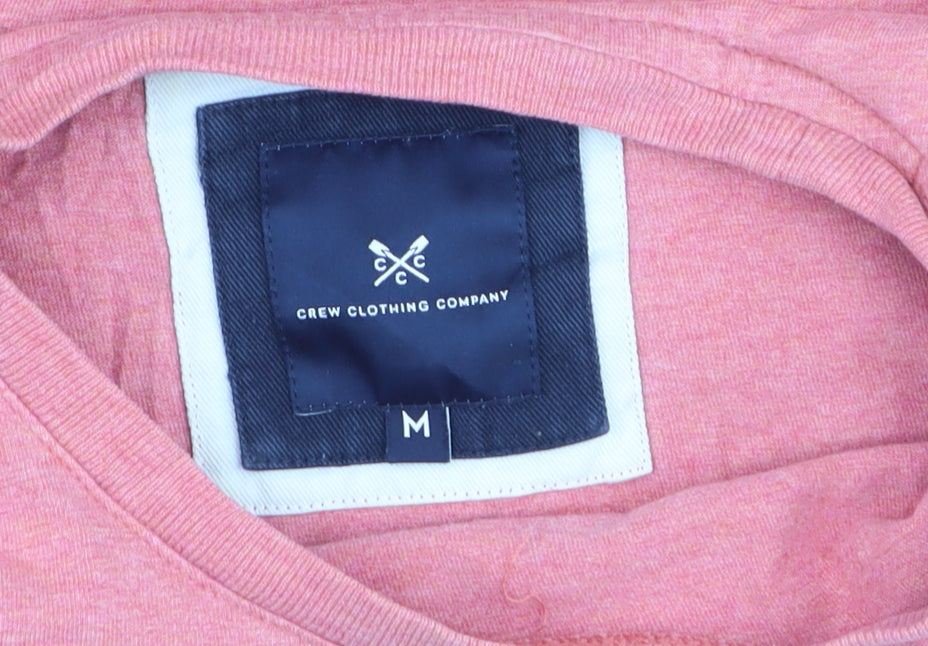Additional view of Crew Clothing Men's Pink Cotton Short Sleeve T-Shirt M