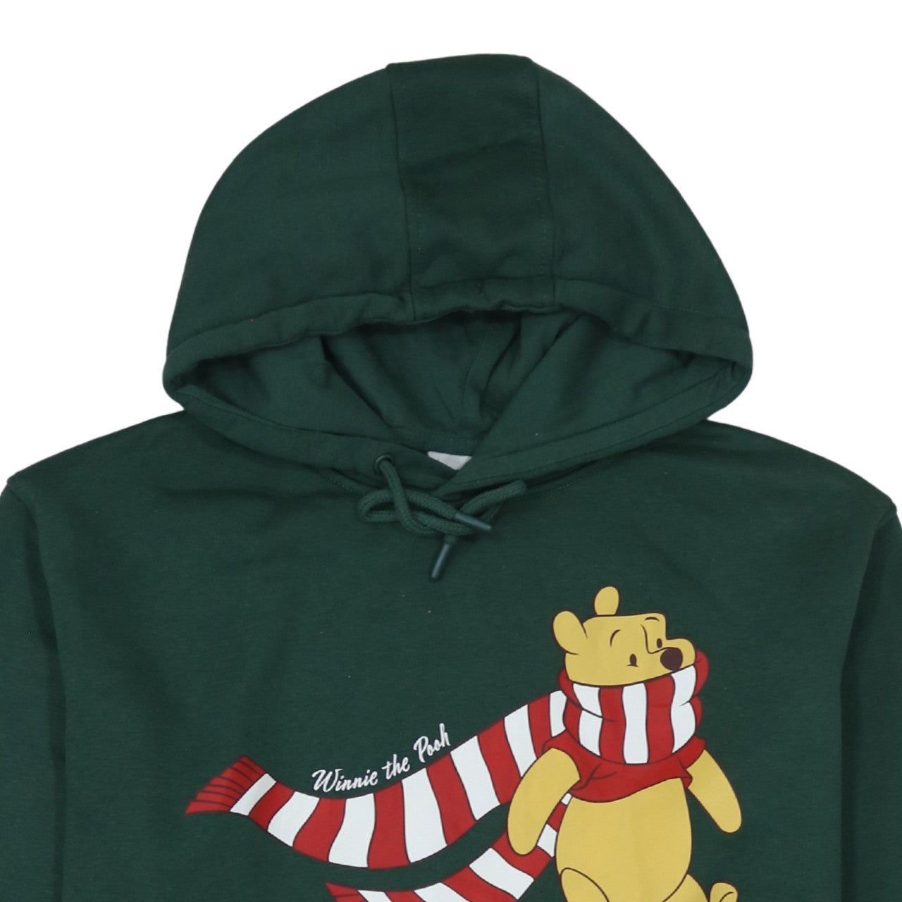 Disney Women Green Winnie the Pooh Pullover Hoodie Size 12/14