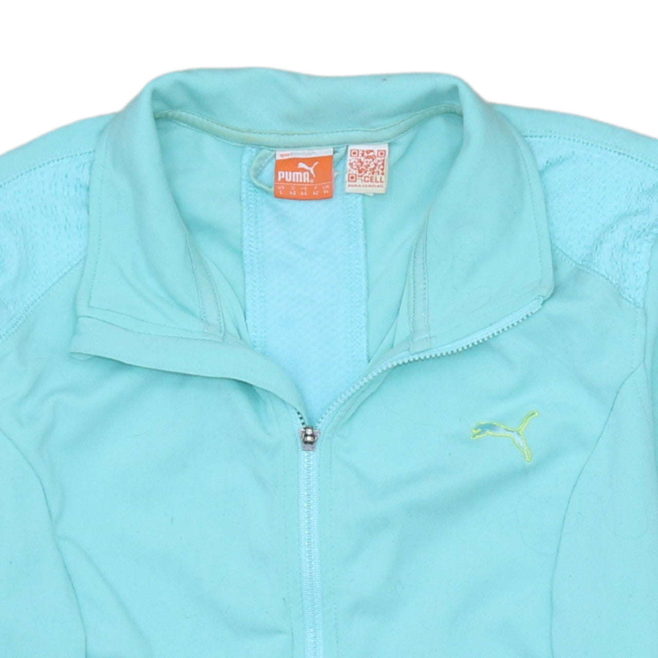 Puma Women's Blue Full Zip Track Jacket Size 14 Lightweight Sportswear