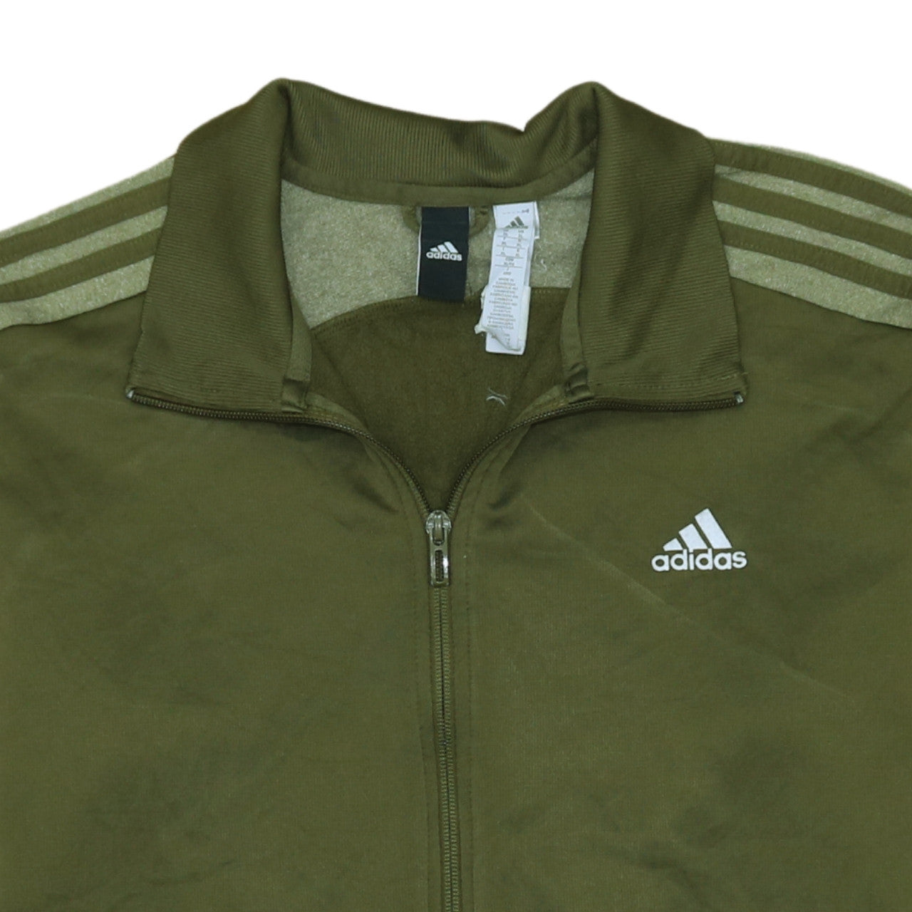 Adidas Men’s Green XL Track Jacket Full Zip ClimaWarm Sportswear