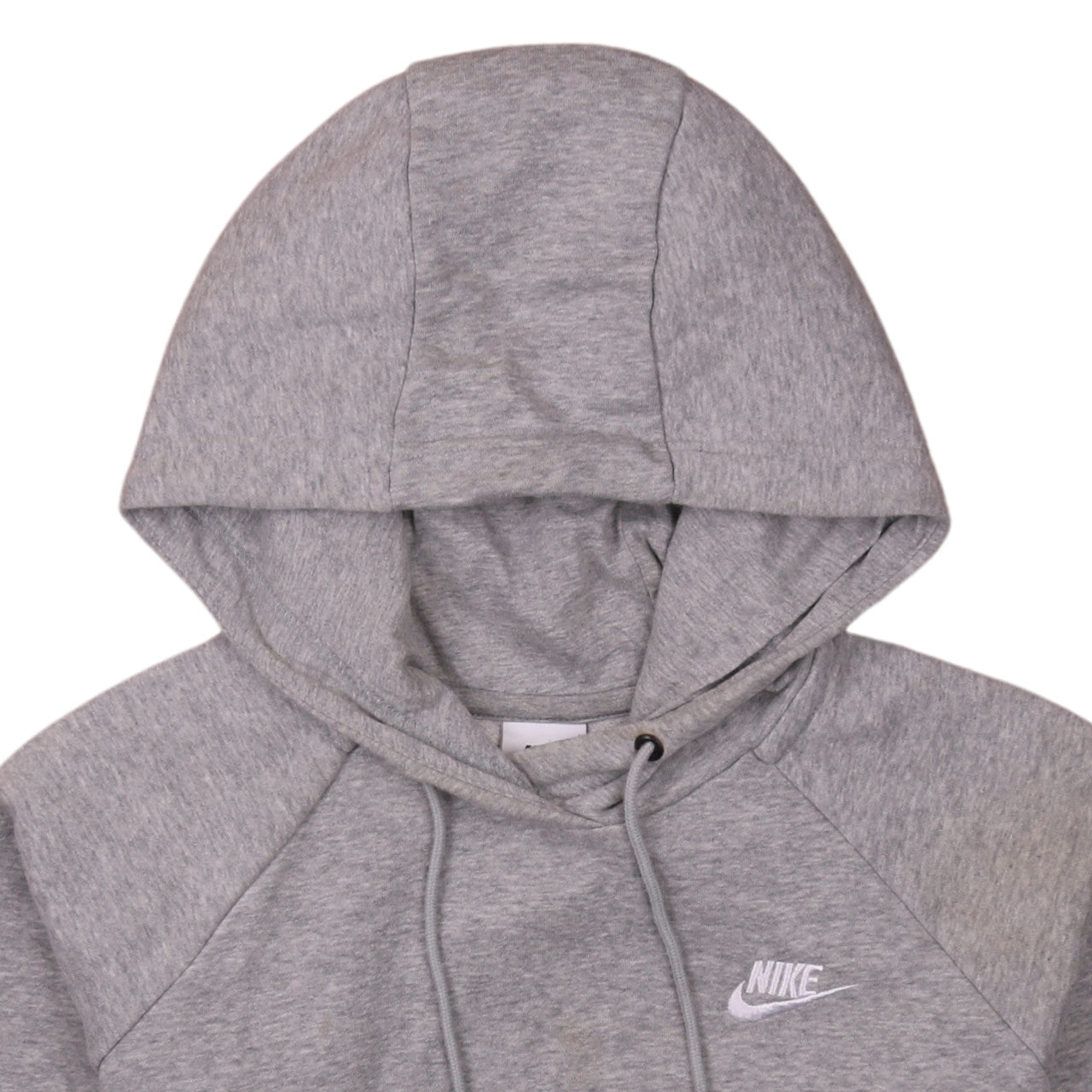 Nike Men's Grey Pullover Hoodie M Regular Fit Fleece Sweatshirt