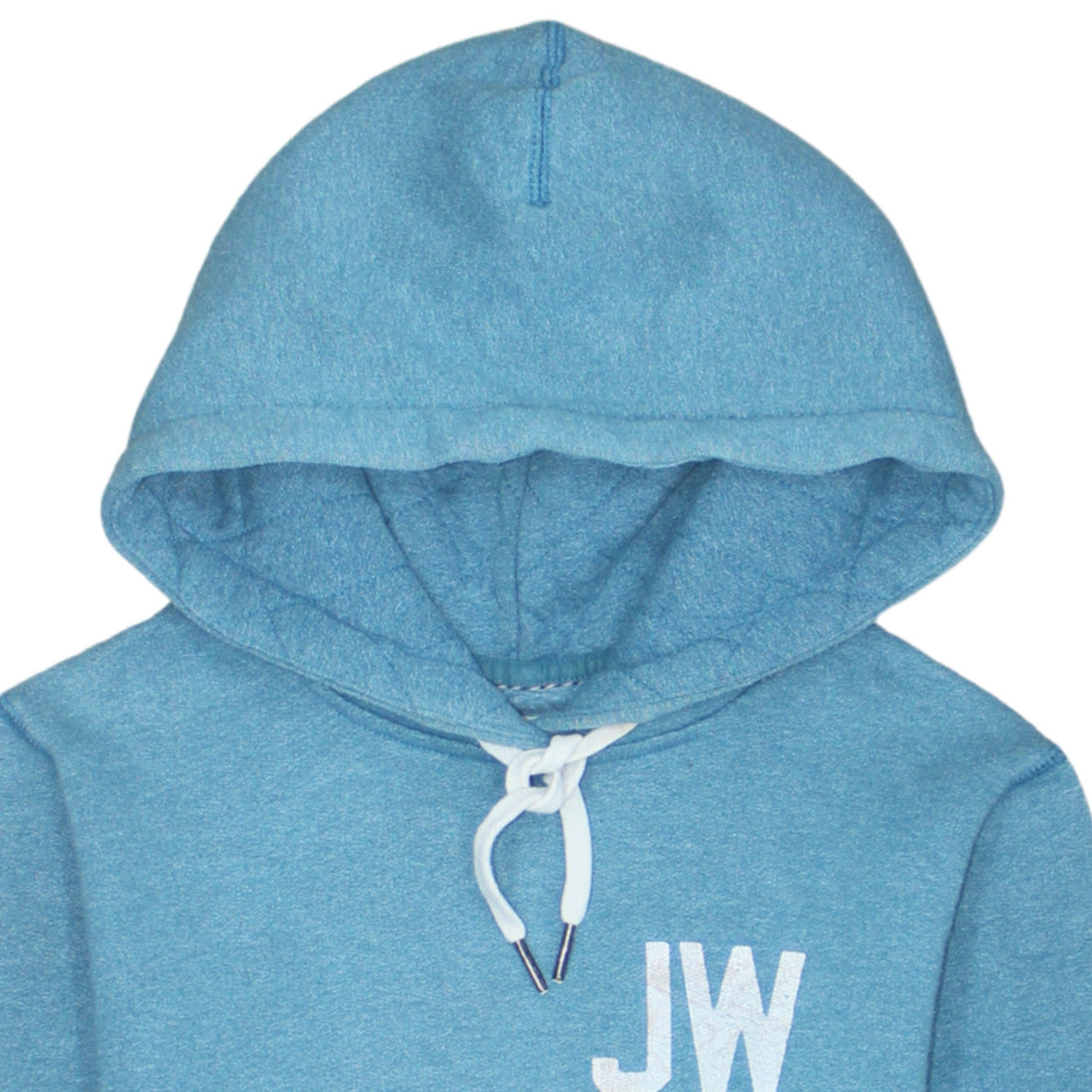 Additional view of Jack Wills Women's Blue Pullover Hoodie UK 8 JW Logo Casual Sweatshirt