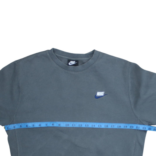 Nike Men's Blue Small Pullover Crew Neck Fleece Sweatshirt