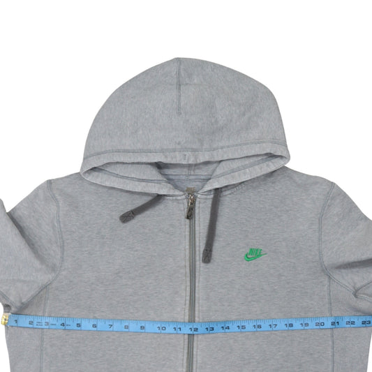 Nike Men's Grey Full Zip Hoodie L Sportswear Classic