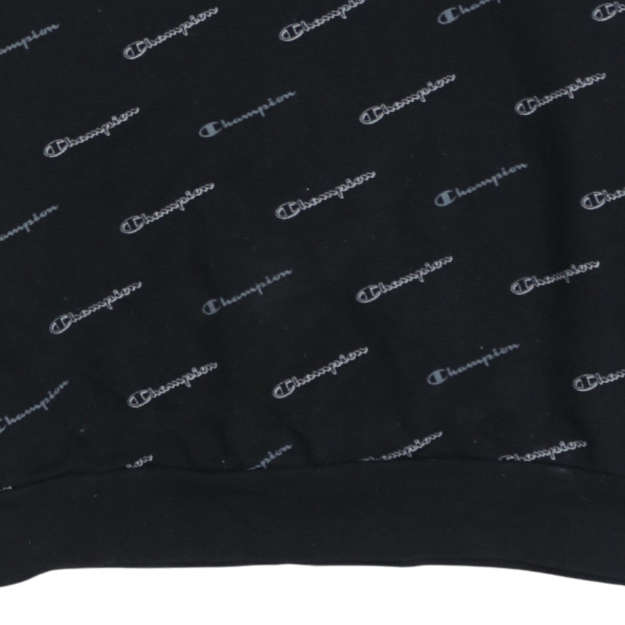 Additional view of Champion boys’ black logo pullover sweatshirt 2xl 15-16 years