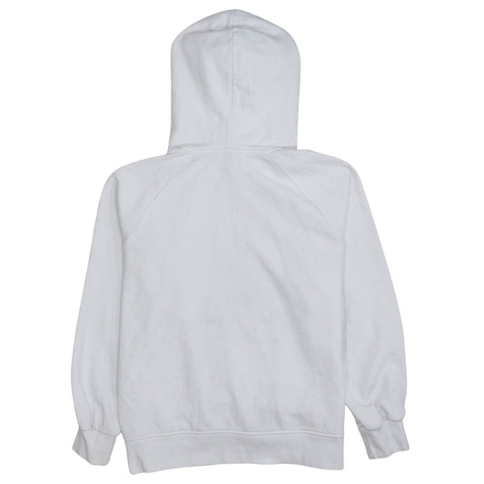 Tommy Hilfiger Men's White Pullover Hoodie M Classic Logo Cotton