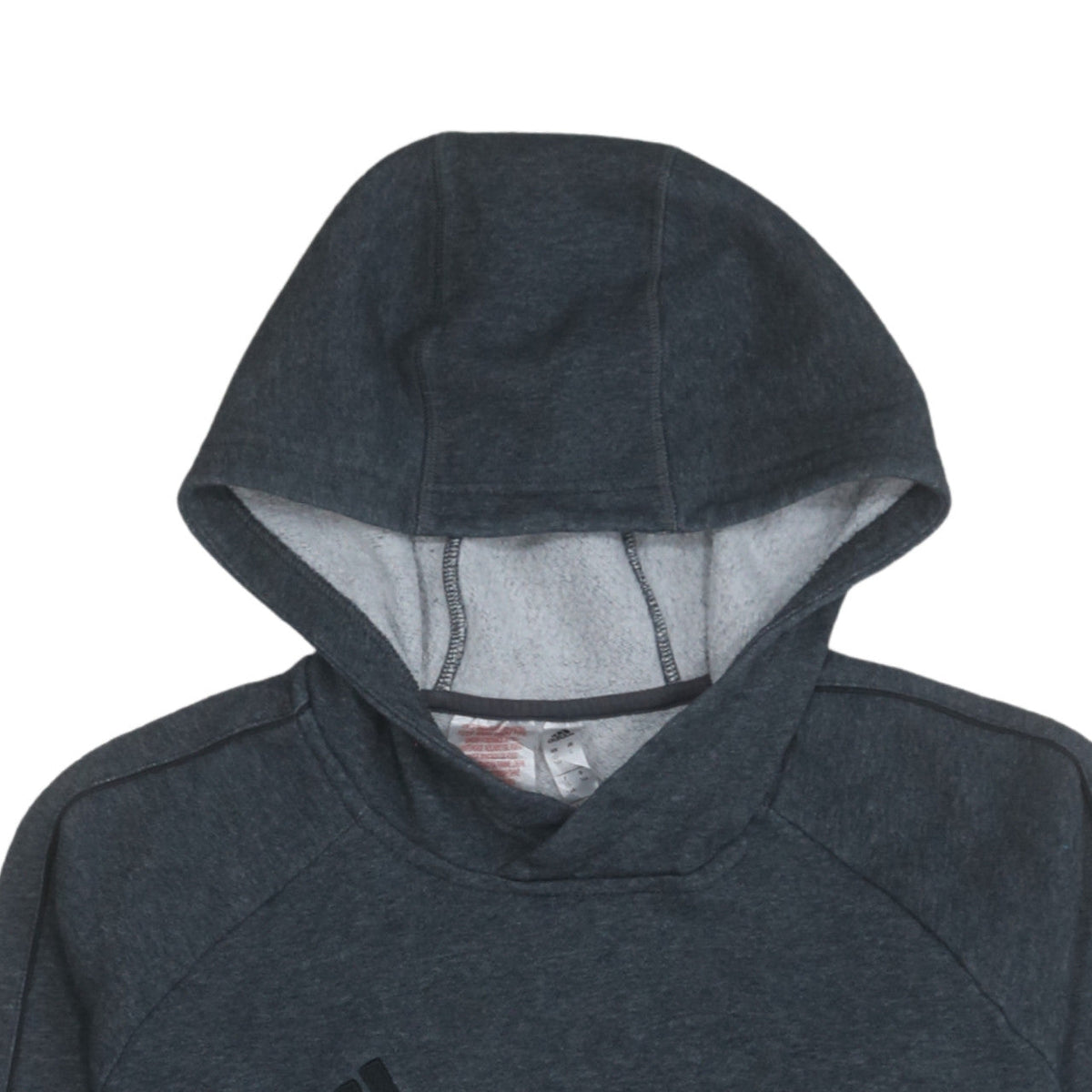 Additional view of Adidas boys’ grey pullover hoodie lined fleece 13-14 years