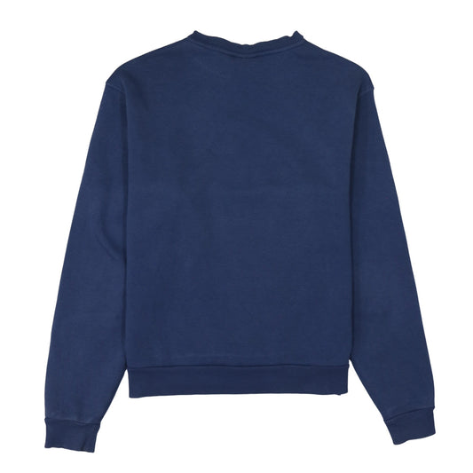 Adidas Men's Blue Crew Neck Logo Sweatshirt Size M